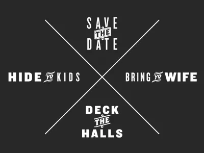 Hide Yo' Kids... brothers knockout typography