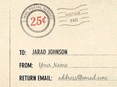 Postage Paid 2 blackjack contact din form jaradjohnson.com lobster red redesign stamp texture