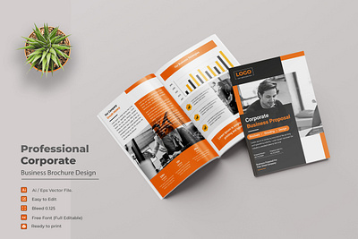 Modern & Minimalist Brochure Design for Corporate Branding behance portfolio branding templates brochure showcase business branding company profiles corporate brochure creative design marketing materials minimalist style professional graphics