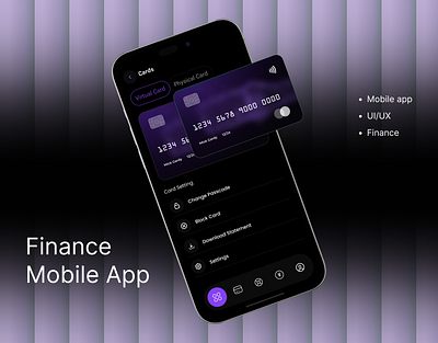 Finance mobile app app app design bank banking finance finance app fintech fintech app mobile app mobile app design ui ui design ux wallet