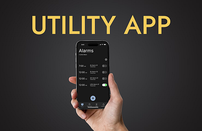 UTILITY APP alarm design figma foreign countries ui ux