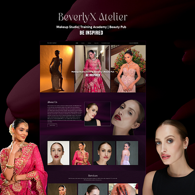 BeverlyX Atelier - Website 3d animation branding graphic design logo motion graphics ui