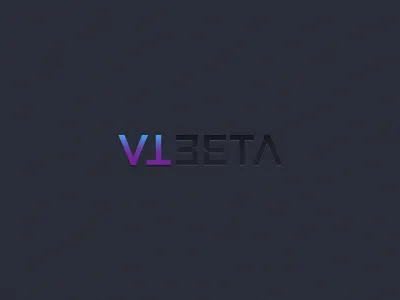 v1beta brand dark logo website