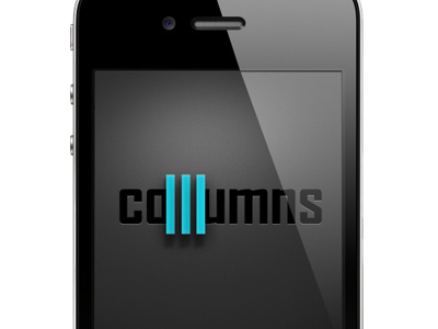 colllumns iPhone app iphone logo texture