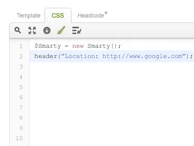 Code Editor editor tabs toolbar ui