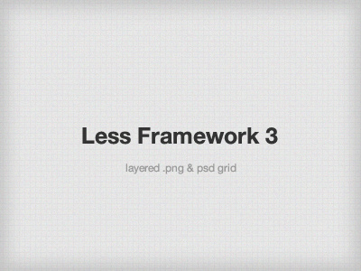 Less Framework Design Grid css framework grid media queries png psd