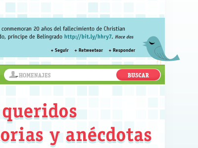 Twitter + Search form green pattern search twitter watermelon