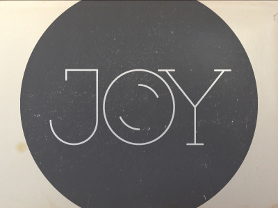 JOY branding joy type typography