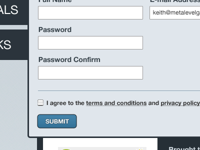 Registration Flow and UI