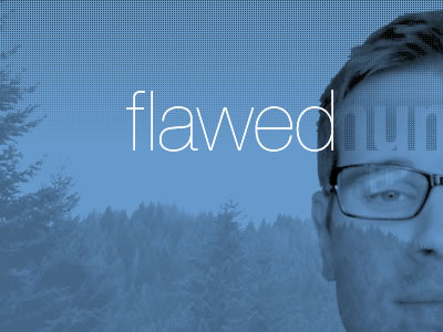 Personal Blog Redesign 2 blog flawed human being redesign