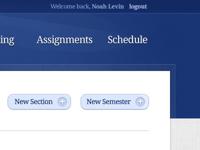 CMU IS Courses blue buttons header navigation website