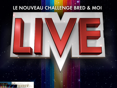 Live 3d graphic design poster