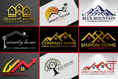 Real Estate Logo branding graphic design logo logo design real estate real estate logo