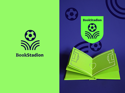 BookStadion Logo and Poster book brand branding logo poster print reading sport stadion visual identity