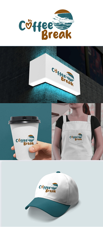 Coffee Break branding graphic design logo logo and brand identity vintage