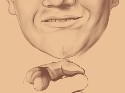 You Lookin' At Me? illustration