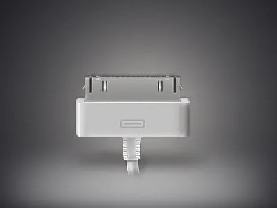 iPhone USB Cable application cable icon iphone usb white
