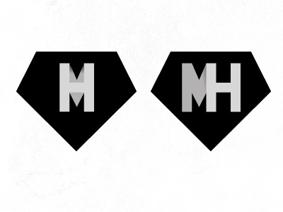 MH (WIP) construction identity logo mhproject typography