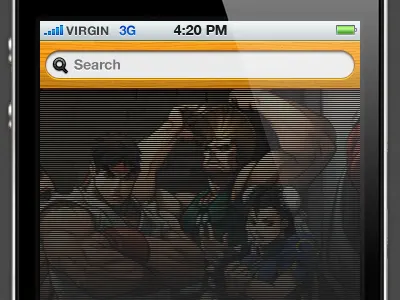 Search games iphone retro search street fighter ui video games wood