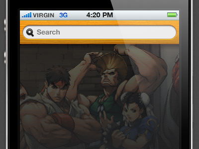 Search games iphone retro search street fighter ui video games wood