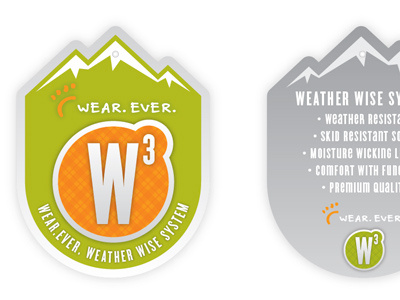 W3 Hangtag flannel hang tag mountains tag texture
