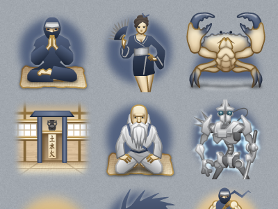 Ninja Twilight illustration ninja packrat