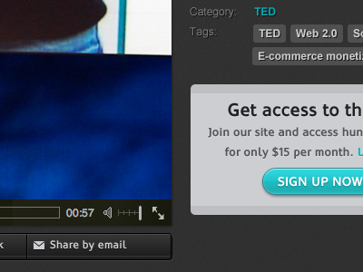 A Little Bit Of Everything black button dark oblik tags video
