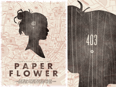 Paper Flower Again film illustration poster