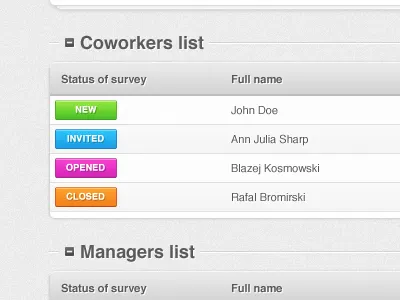 candidate page grey ruby on rails table ui web web design