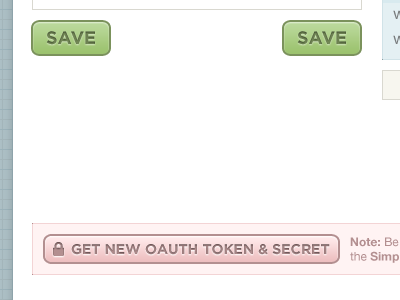 Save Face accidental buttons faces simplegeo