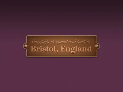 Ship shape and Bristol fashion antique brass old fashioned signage