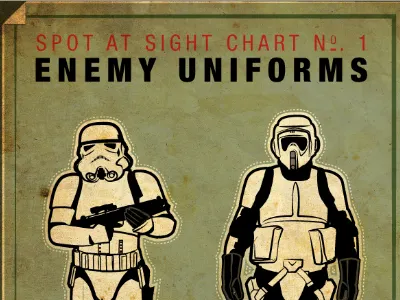 Know your enemy. cs5 illustrator star wars vector