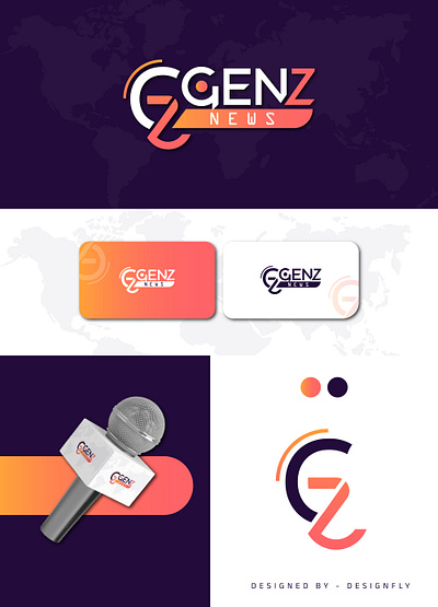 "Gen-z" New News Channel Logo Design! brand design