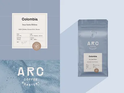 Arc Coffee Roastery Branding and Packaging 3d brand identity branding brew cafe coffee coffee shop label logo packaging packaging design roastery speciality coffee