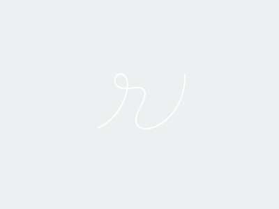 r cursive curve line loop lowercase minimal script