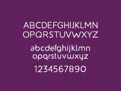 Type clean custom font rounded san serif text type