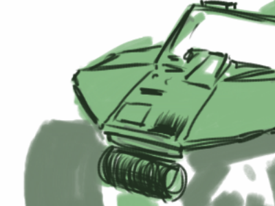 Halo Warthog ipad sketch sketchbook pro