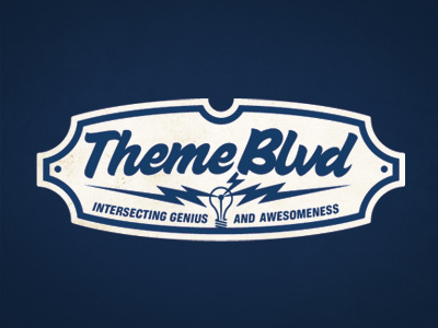 Theme Blvd Logo Comp #1 logo old school retro theme forest themeblvd