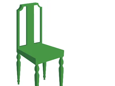 Little Green Chair chair green illustration logo
