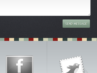 Personal Website button footer website