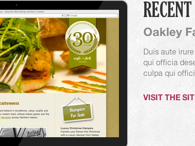 Recent Work Module design illustration typography web website