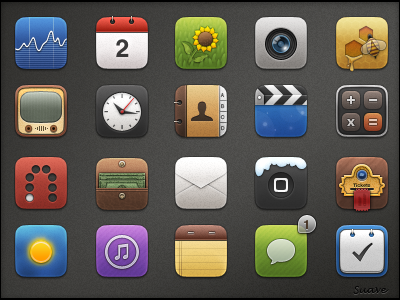 Suave icons ios iphone theme