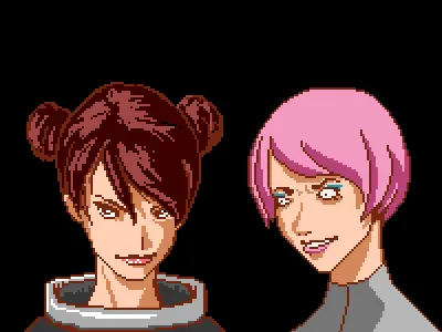 Pixel Portrait character design legions pixel art