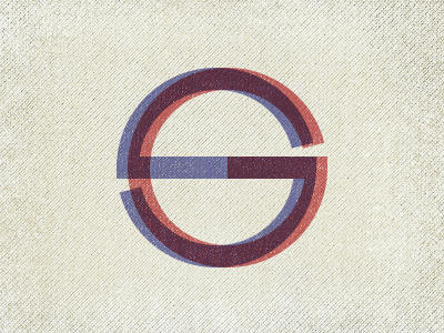 Initials initials logo personal retro typography