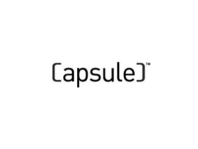 Capsule Logo Lowercase Version concepts fonts identity logo logo design logotype typography