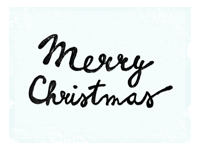 Merry Christmas drawn hand lettering letters ornaments type