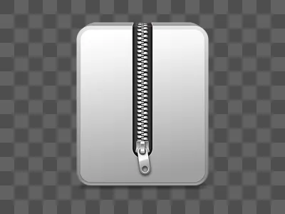Zip App icon illustrator