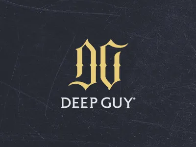 Deep Guy - FINAL ambigram dg effendy elegant expensive fashion logo logos luxurious luxury monogram royal type