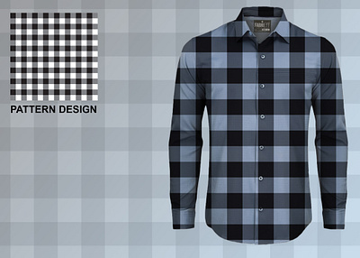 BLACK & GRAY COLOUR PATTERN DESIGN SHIRT pattern pattern design shirt design shirt fabrics design