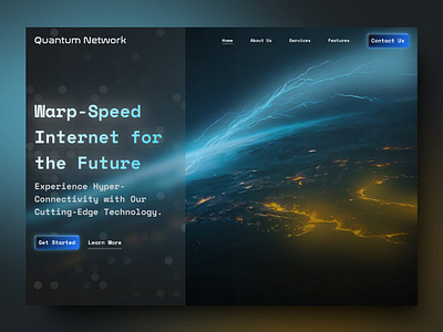 Internet Provider Web Design design figma framer grid landing page portfolio ui web design